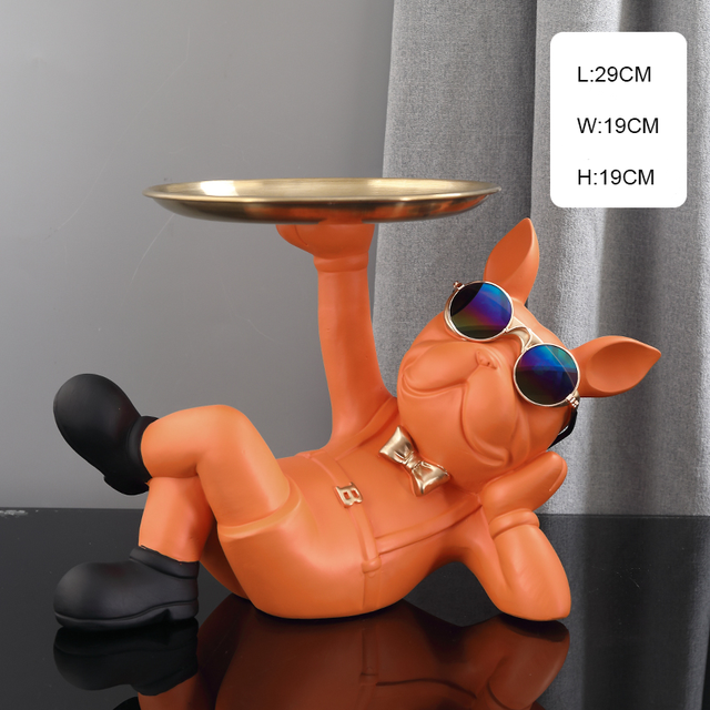 Frenchie Butler Statue