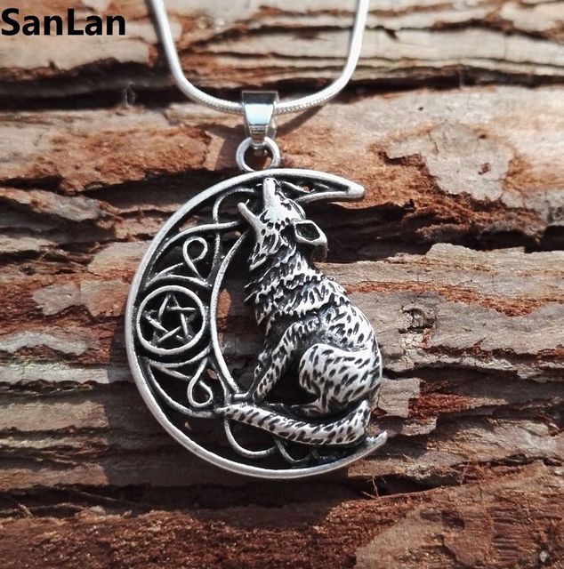 Wolf Necklace Pendant