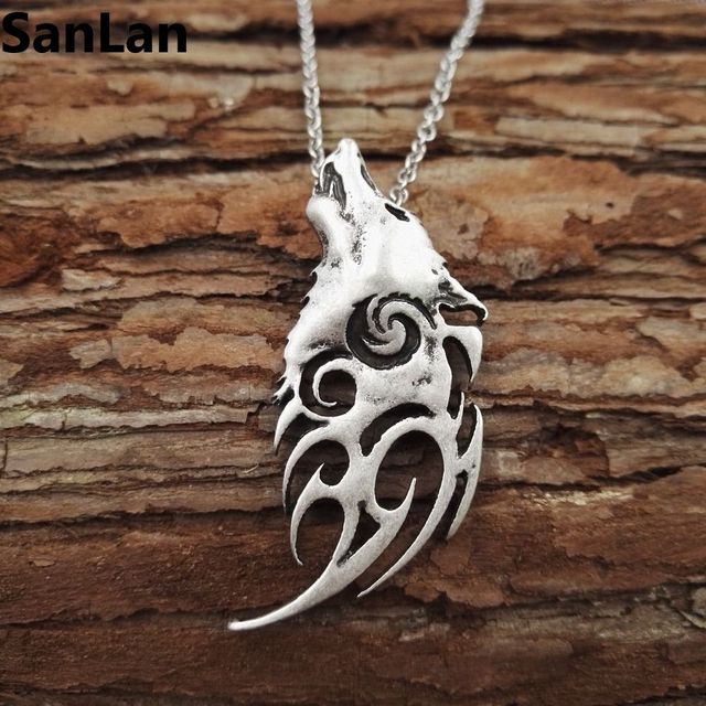 Wolf Necklace Pendant