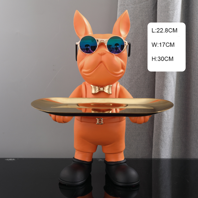 Frenchie Butler Statue