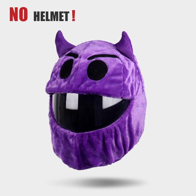 Motorcycle Helmet Furry Hat