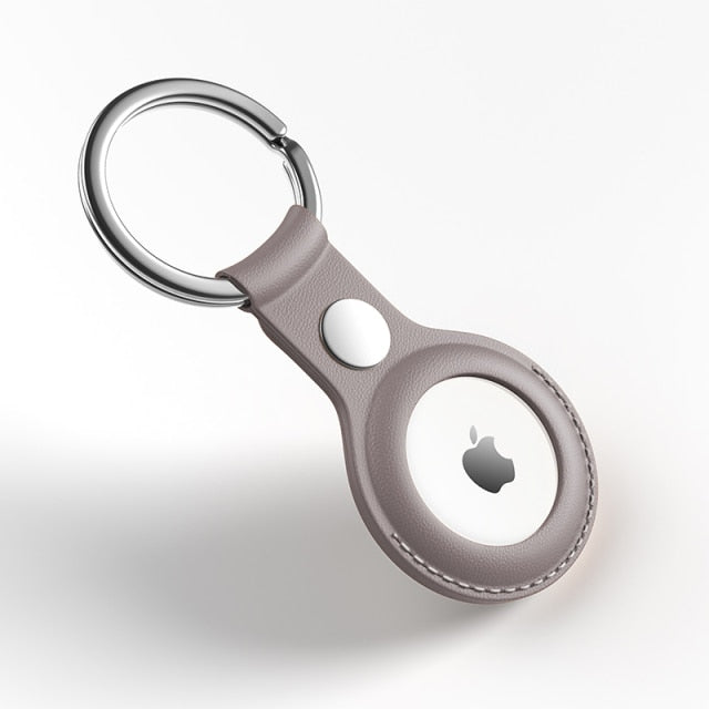 Leather AirTag Keyring