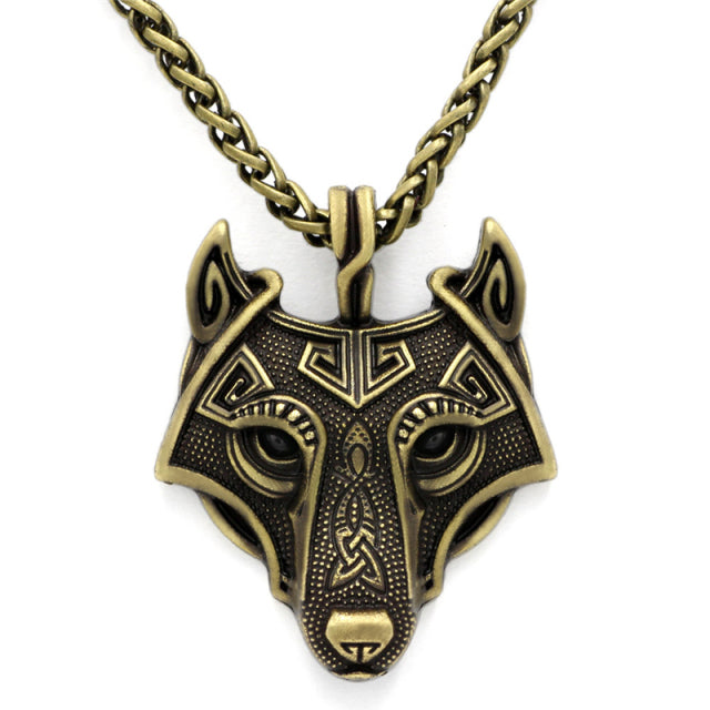 Valkyrie Wolf Necklace