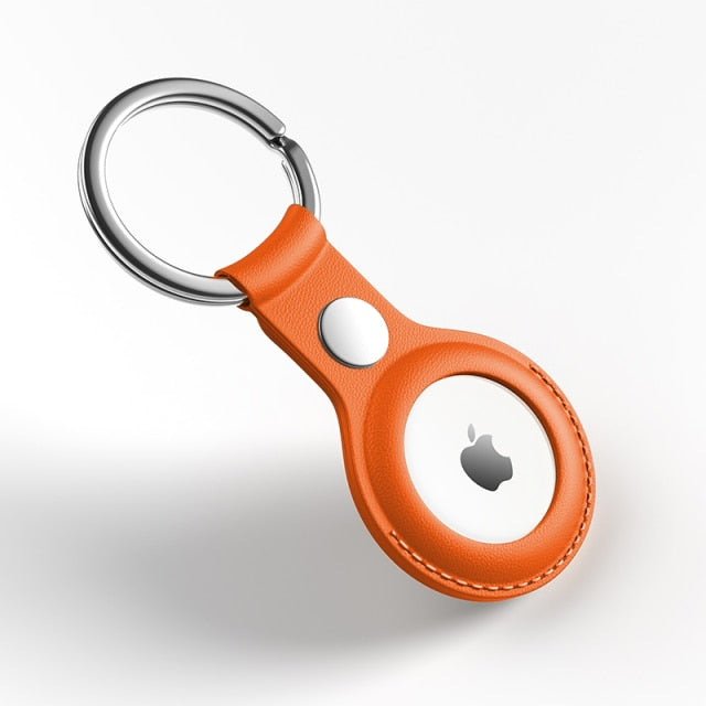 Leather AirTag Keyring
