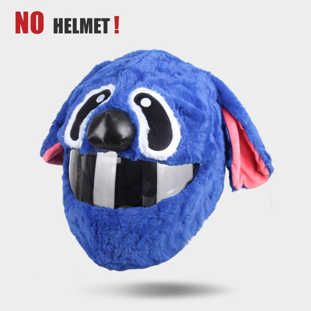 Motorcycle Helmet Furry Hat