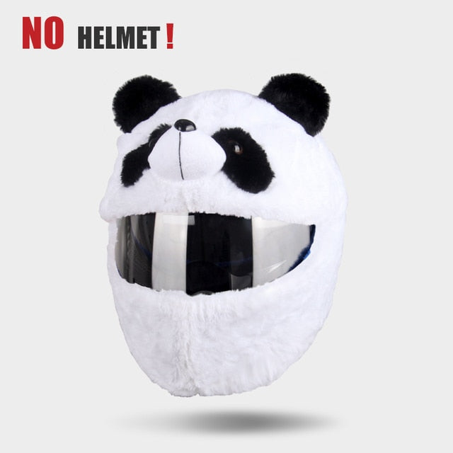Motorcycle Helmet Furry Hat