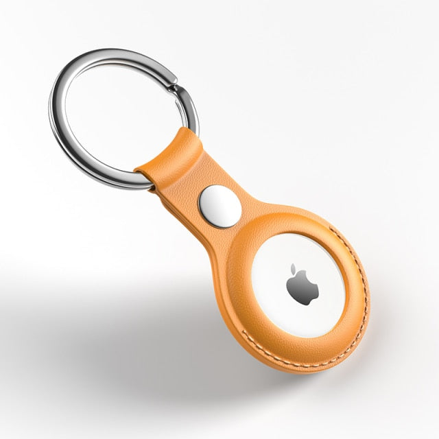 Leather AirTag Keyring