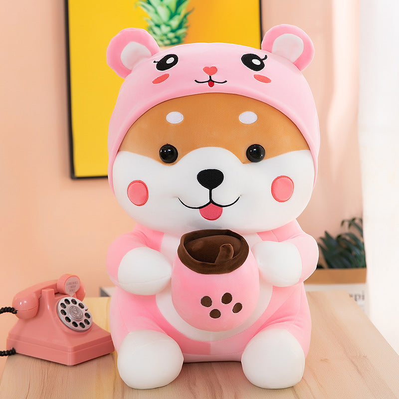 Sippin' Shiba Plush