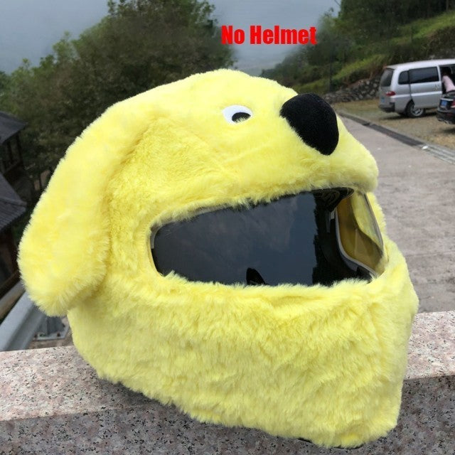 Motorcycle Helmet Furry Hat
