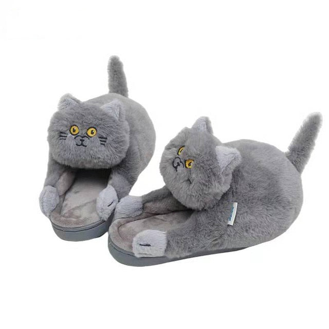 Clingy Cat Slippers