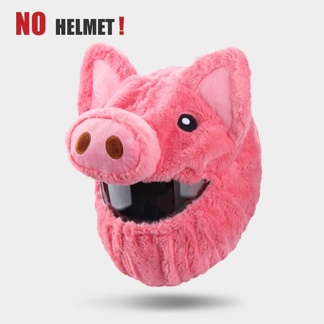 Motorcycle Helmet Furry Hat