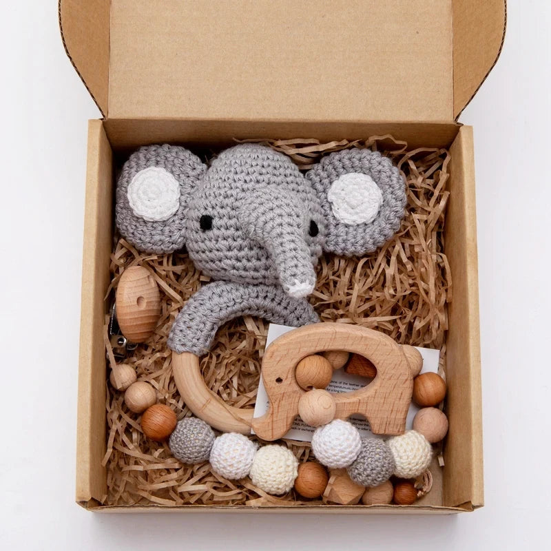 Woodland Whispers Baby Rattle Set