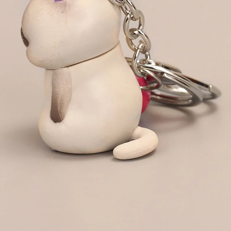 Facepalm Cat Keychain
