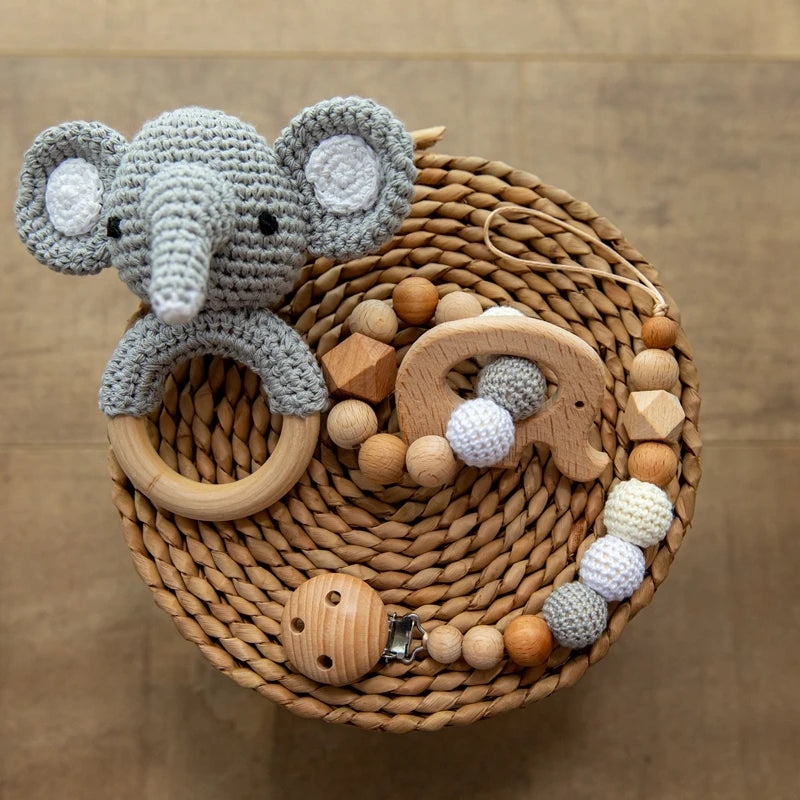 Woodland Whispers Baby Rattle Set