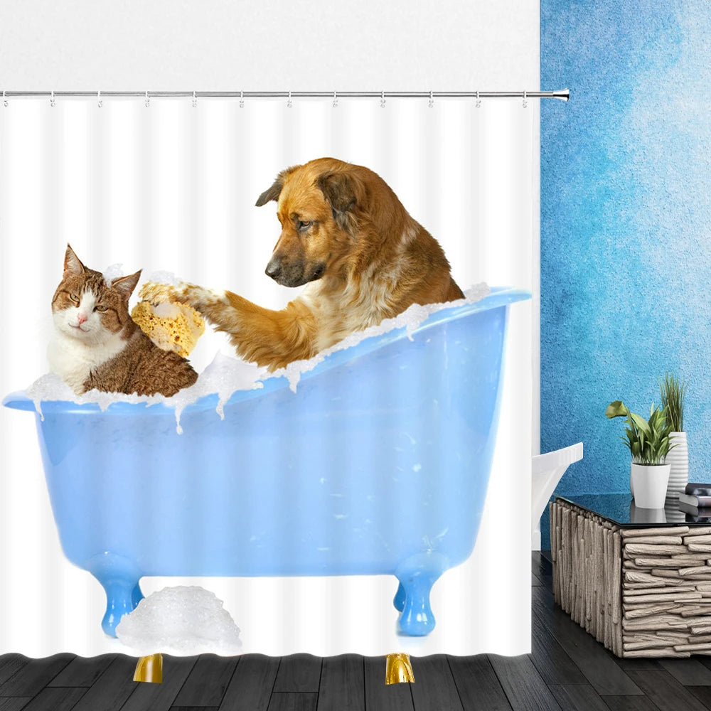 Cat Shower Curtains