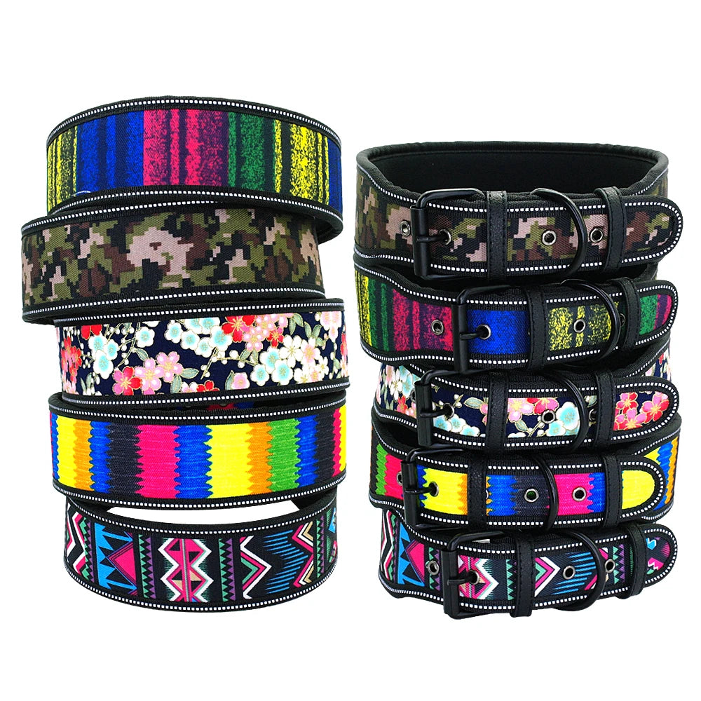 Reflective Nylon Dog Collar