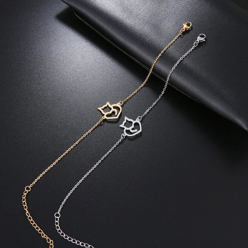 WhiskerHeart Charm Bracelet
