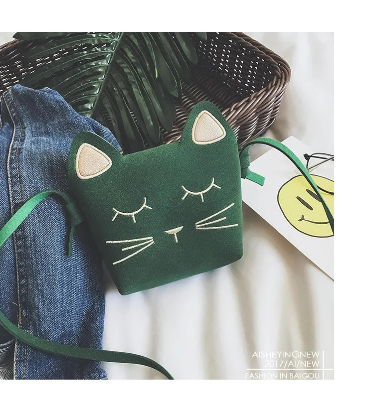 Kitty Face Kids Purse