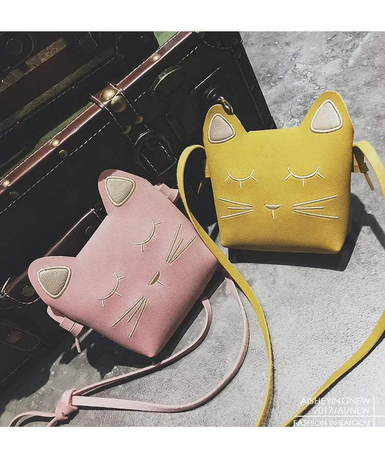 Kitty Face Kids Purse