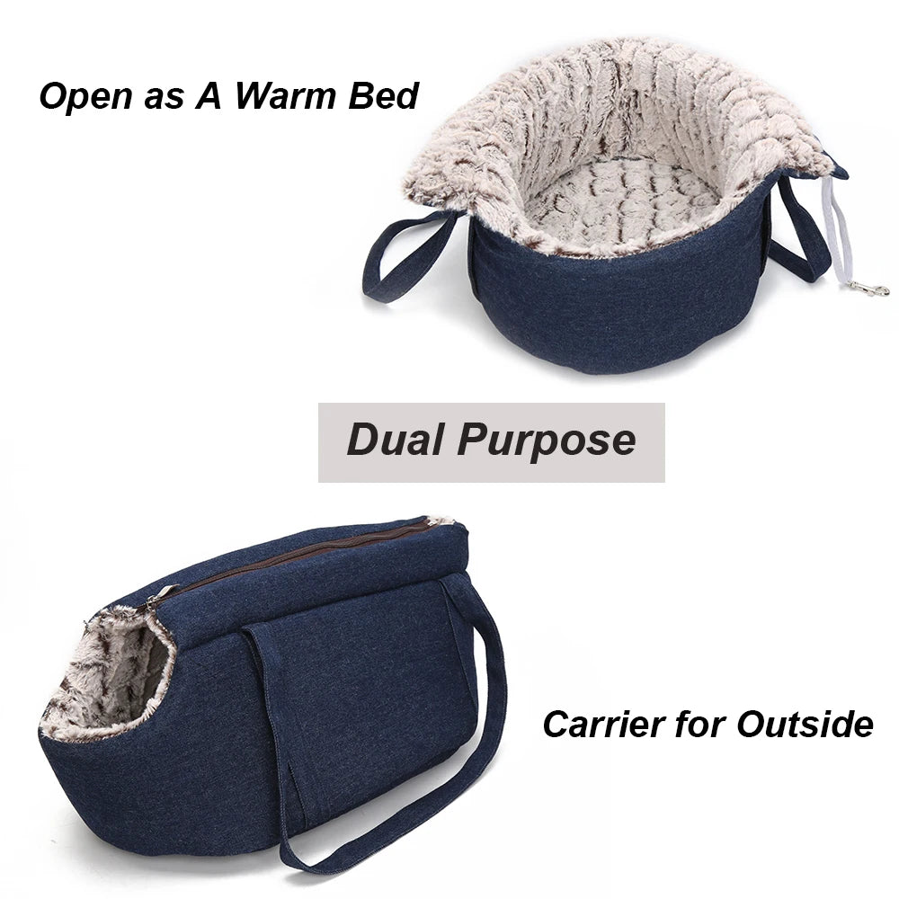 Winter Pet Carrier Bag