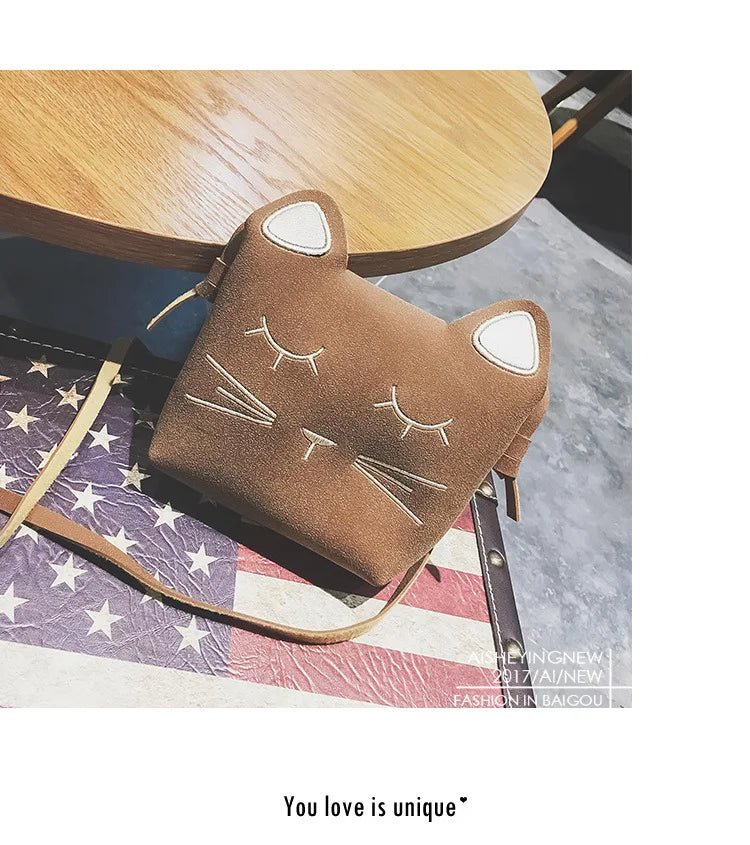 Kitty Face Kids Purse