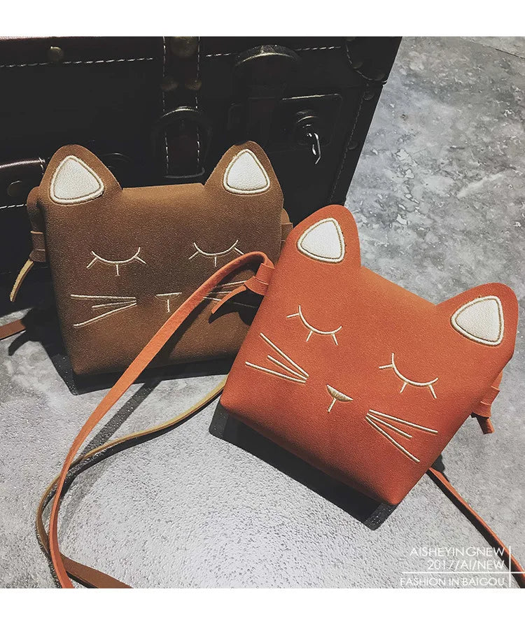 Kitty Face Kids Purse