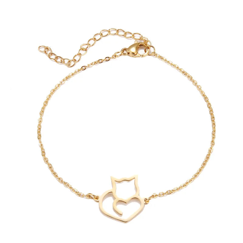 WhiskerHeart Charm Bracelet