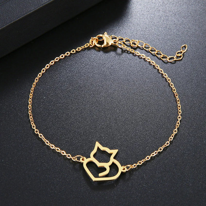 WhiskerHeart Charm Bracelet
