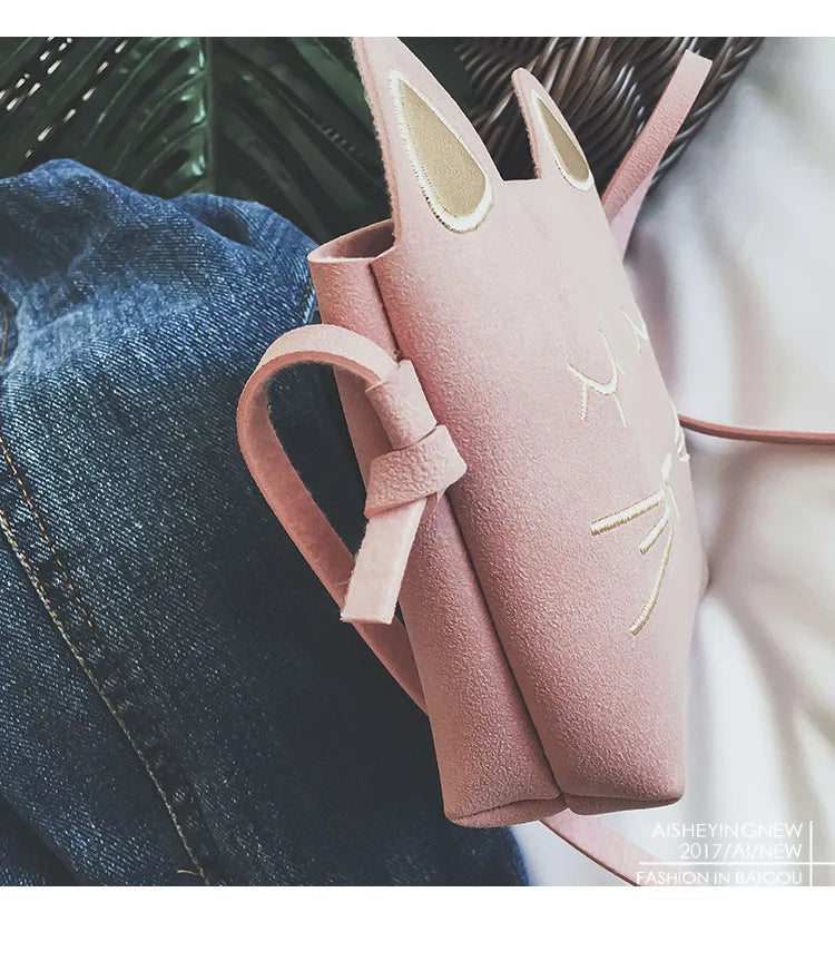 Kitty Face Kids Purse