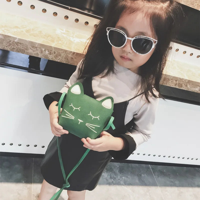 Kitty Face Kids Purse
