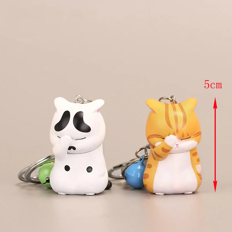 Facepalm Cat Keychain