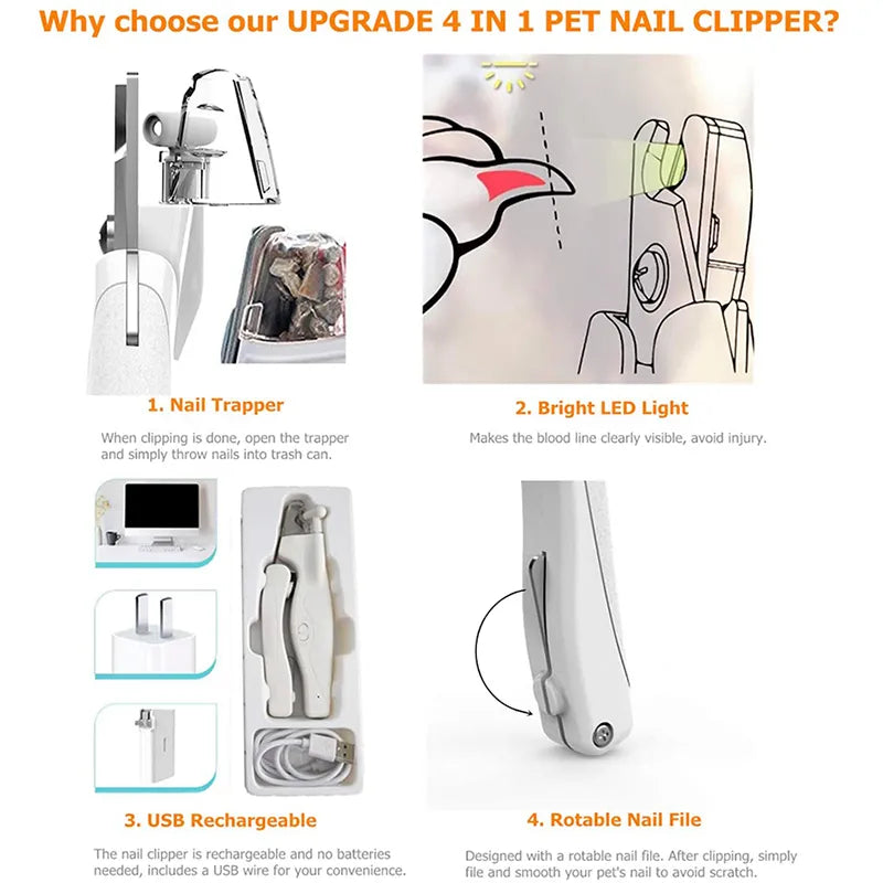 Benepaw Premium LED Nail Clipper