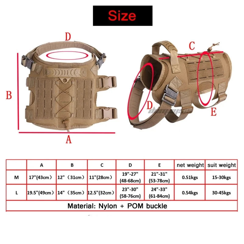 Tactical Dog Vest