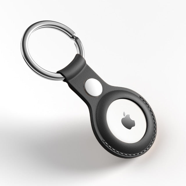Leather AirTag Keyring