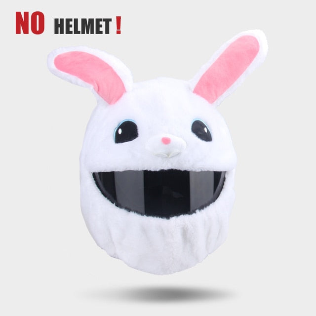 Motorcycle Helmet Furry Hat