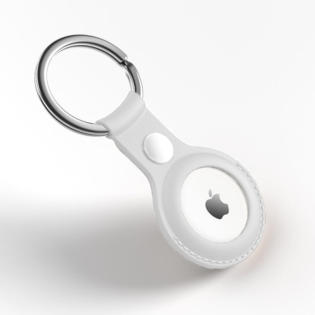 Leather AirTag Keyring
