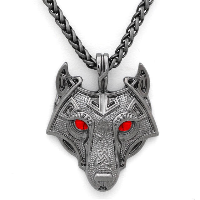 Valkyrie Wolf Necklace