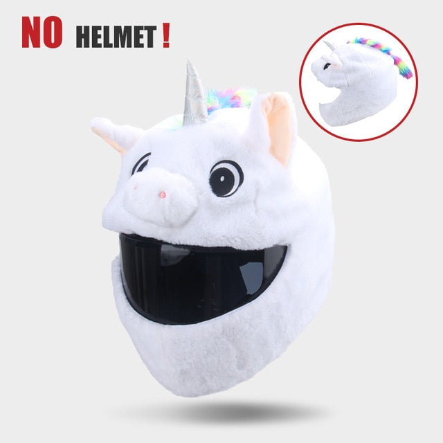 Motorcycle Helmet Furry Hat