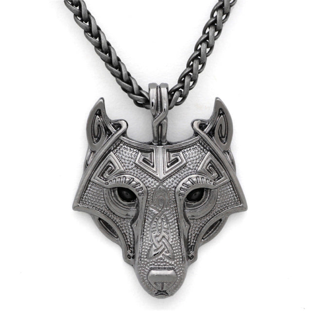 Valkyrie Wolf Necklace