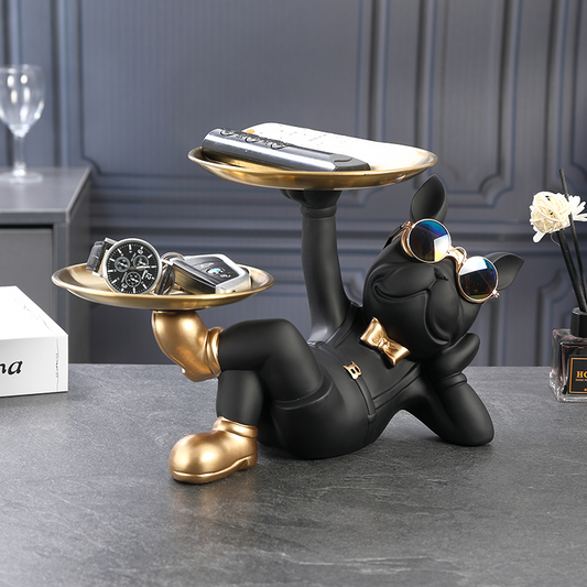 Frenchie Butler Statue