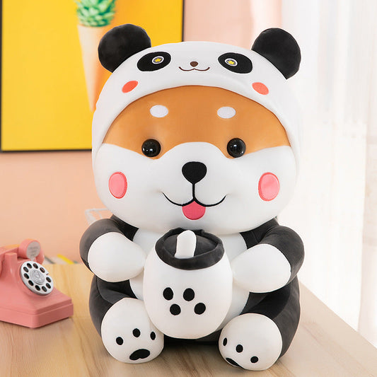 Sippin' Shiba Plush
