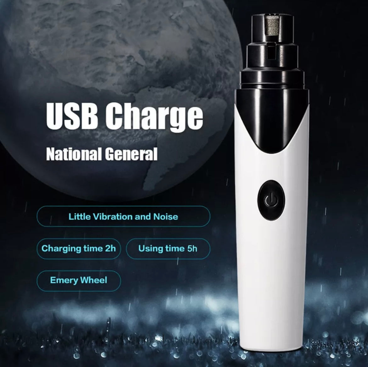 PolishPaws Rechargeable Pet Nail Care System