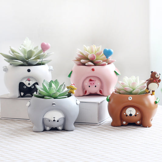 Cute Animal Flower Pots