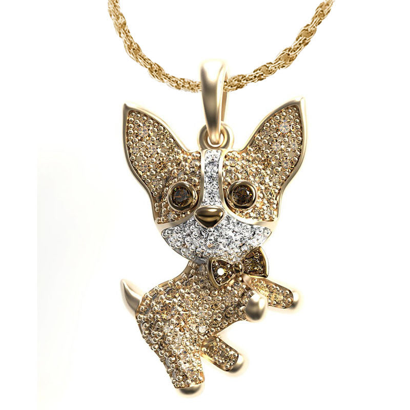 Chihuahua Necklace Pendant