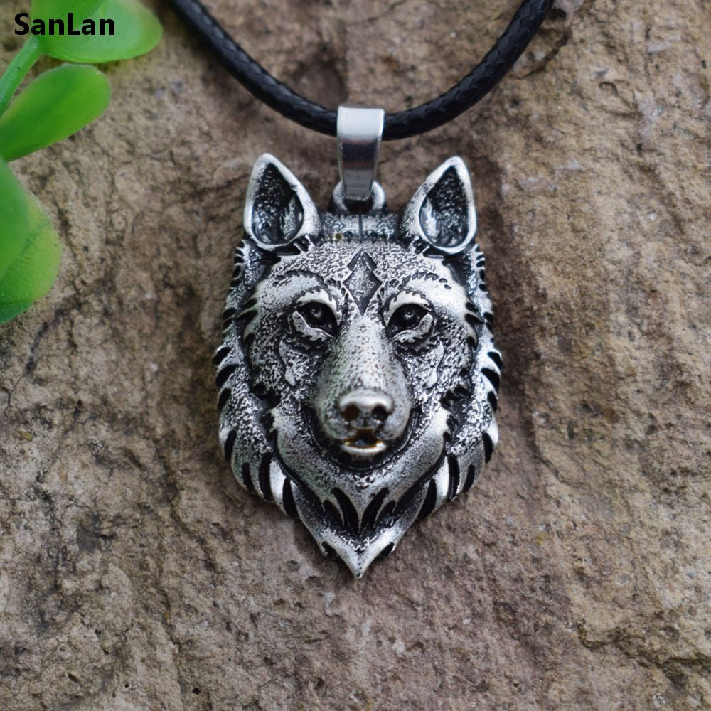 Wolf Necklace Pendant