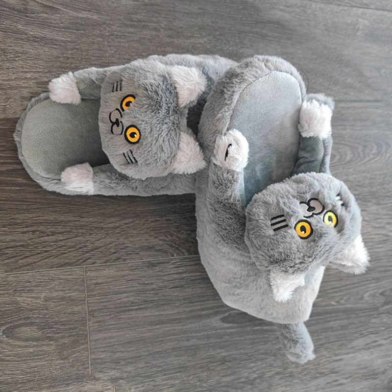 Clingy Cat Slippers