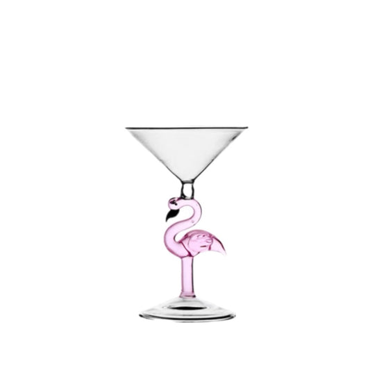 Flamingo Cocktail Glass