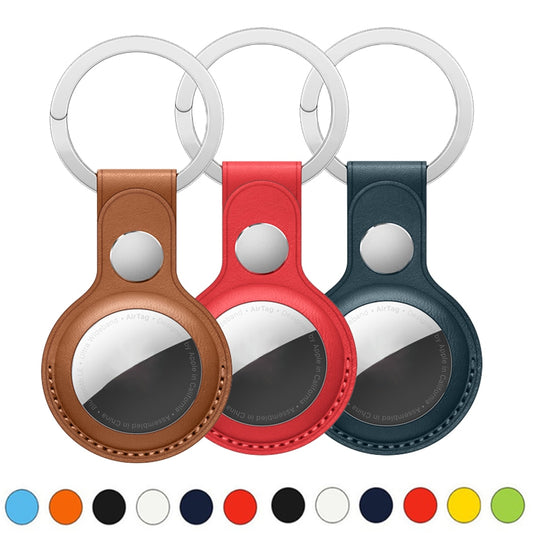 Leather AirTag Keyring