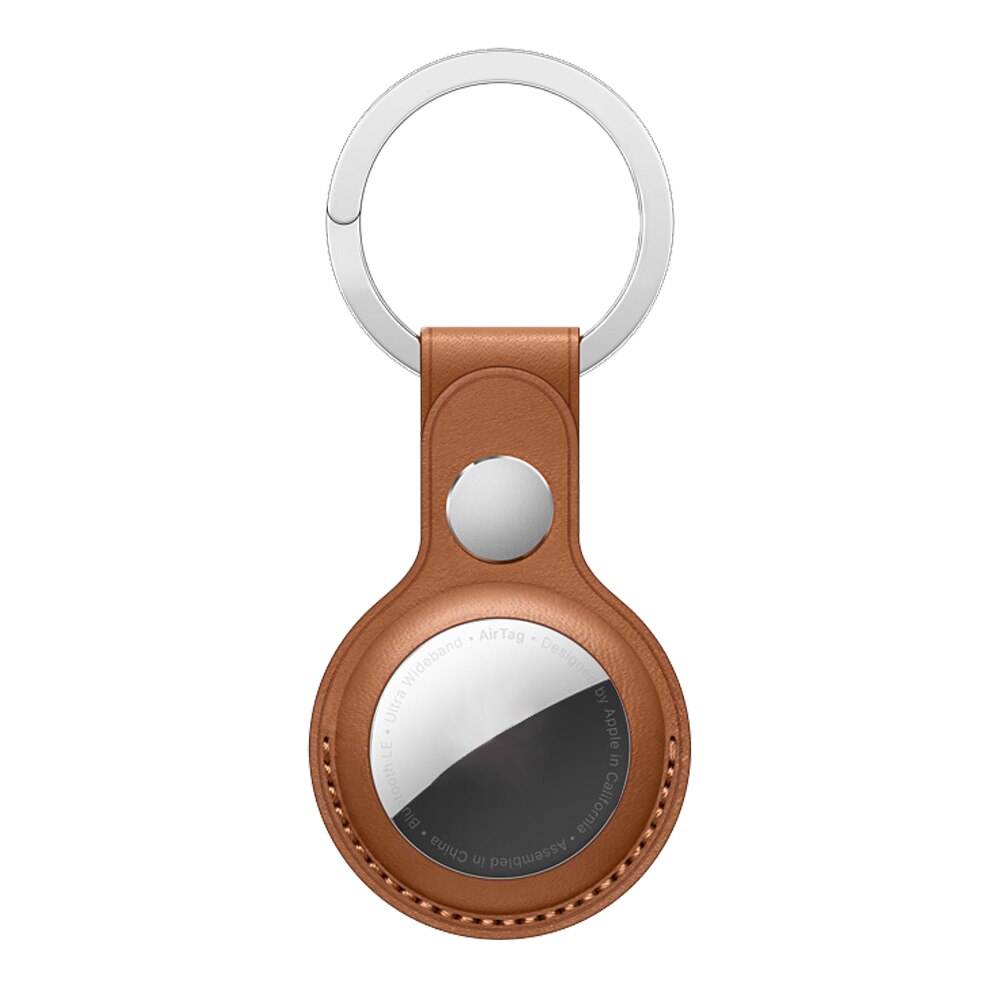 Leather AirTag Keyring