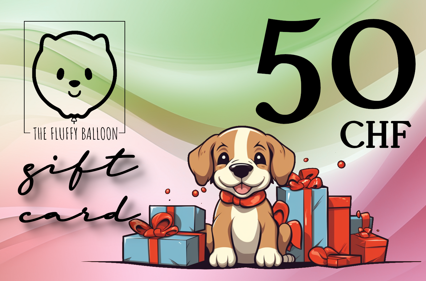 The Fluffy Balloon Gift Card